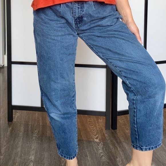 Vintage Brittania Ultra high rise paper bag jeans - Picture 3 of 12